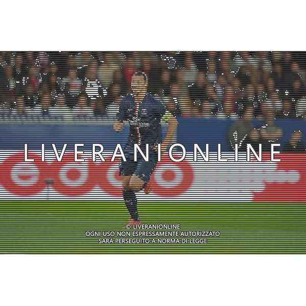 Zlatan IBRAHIMOVIC - 31.08.2014 - Paris Saint Germain / Saint Etienne - 4eme journee de Ligue 1 - Photo : Aurelien Meunier / Icon Sport /AGENZIA ALDO LIVERANI SAS - ITALY ONLY - EDITORIAL USE ONLY