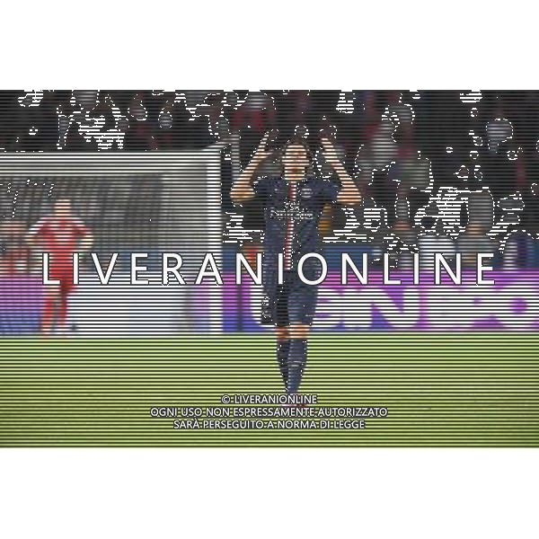 Edinson CAVANI - 31.08.2014 - Paris Saint Germain / Saint Etienne - 4eme journee de Ligue 1 - Photo : SPPress / Icon Sport /AGENZIA ALDO LIVERANI SAS - ITALY ONLY - EDITORIAL USE ONLY