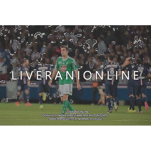 Deception Benjamin CORGNET - 31.08.2014 - Paris Saint Germain / Saint Etienne - 4eme journee de Ligue 1 - Photo : SPPress / Icon Sport /AGENZIA ALDO LIVERANI SAS - ITALY ONLY - EDITORIAL USE ONLY