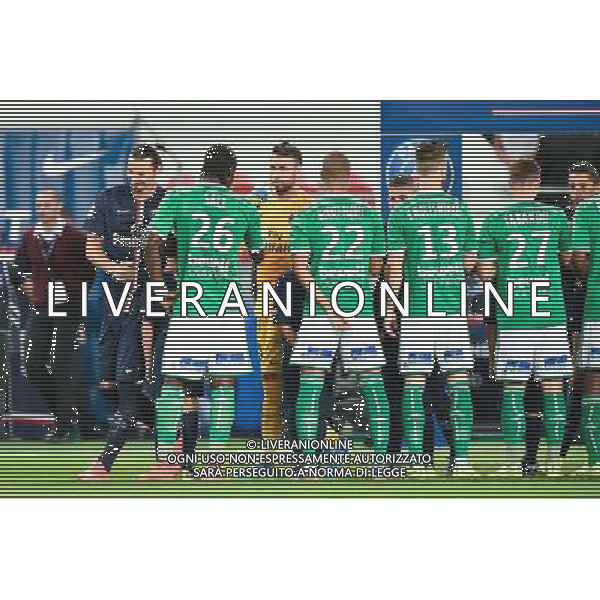 Zlatan IBRAHIMOVIC / Mustapha BAYAL SALL / Salvatore SIRIGU - 31.08.2014 - Paris Saint Germain / Saint Etienne - 4eme journee de Ligue 1 - Photo : SPPress / Icon Sport /AGENZIA ALDO LIVERANI SAS - ITALY ONLY - EDITORIAL USE ONLY