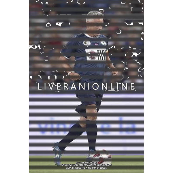 Roma - 01/09/2014 - Stadio Olimpico - Partita Interreligiosa per la Pace - nella foto: Roberto Baggio / Ph. Fabrizio Corradetti - Ag. Aldo Liverani Sas