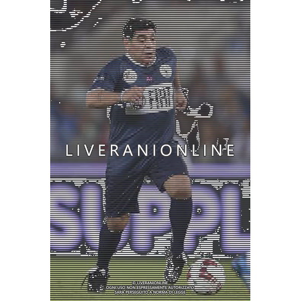 Roma - 01/09/2014 - Stadio Olimpico - Partita Interreligiosa per la Pace - nella foto: Diego Armando Maradona / Ph. Fabrizio Corradetti - Ag. Aldo Liverani Sas