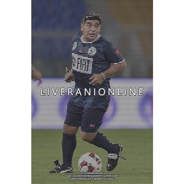 Roma - 01/09/2014 - Stadio Olimpico - Partita Interreligiosa per la Pace - nella foto: Diego Armando Maradona / Ph. Fabrizio Corradetti - Ag. Aldo Liverani Sas