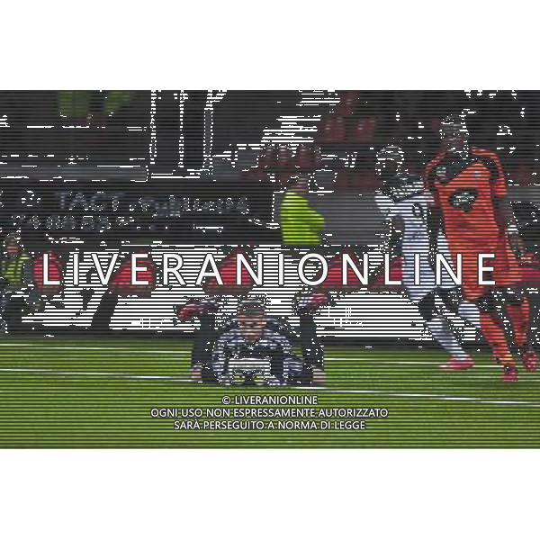 Benjamin Lecomte - 30.08.2014 - Lorient / Guingamp - 4eme journee Ligue 1 Photo : Philippe Le Brech / Icon Sport AG ALDO LIVERANI SAS ONLY ITALY