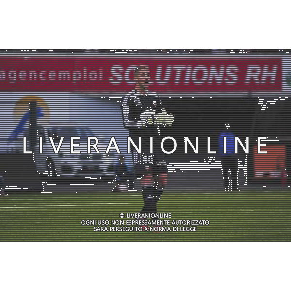 Benjamin Lecomte - 30.08.2014 - Lorient / Guingamp - 4eme journee Ligue 1 Photo : Philippe Le Brech / Icon Sport AG ALDO LIVERANI SAS ONLY ITALY