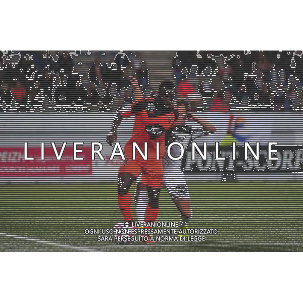 Gilles Sunu - 30.08.2014 - Lorient / Guingamp - 4eme journee Ligue 1 Photo : Philippe Le Brech / Icon Sport AG ALDO LIVERANI SAS ONLY ITALY
