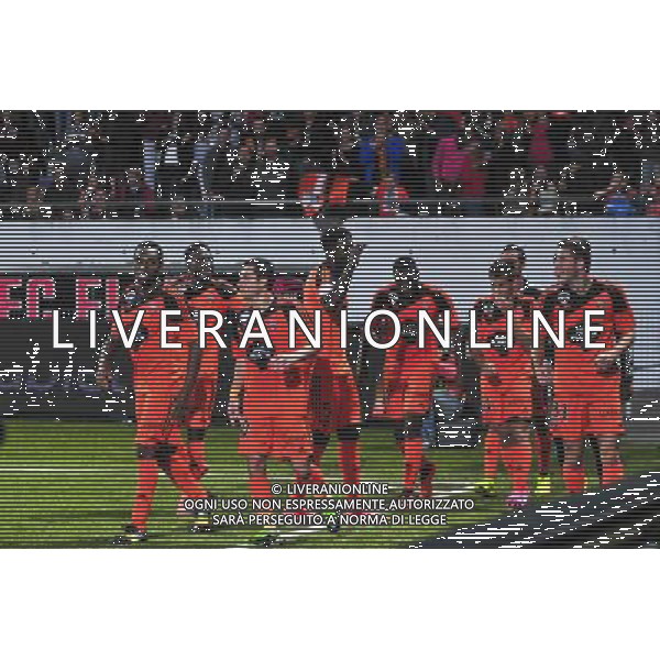 Joie Lorient - 30.08.2014 - Lorient / Guingamp - 4eme journee Ligue 1 Photo : Philippe Le Brech / Icon Sport AG ALDO LIVERANI SAS ONLY ITALY