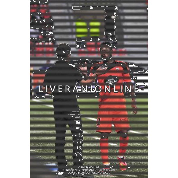 Jordan Ayew - 30.08.2014 - Lorient / Guingamp - 4eme journee Ligue 1 Photo : Philippe Le Brech / Icon Sport AG ALDO LIVERANI SAS ONLY ITALY