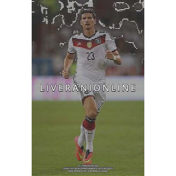 firo Fu§ball, Fussball, 03.09.2014 LŠnderspiel, Freundschaftsspiel, Testspiel Saison 2014/2015, Nati, Deutsche Nationalmannschaft Deutschland, GER - Argentinien, ARG 2:4 GER Mario G—mez Gomez, ganze figur $worldrights Es gelten unsere AGB, einsehbar auf www.firosportphoto.de copyright by firo sportphoto: Coesfelder Str.207 48249 DŸlmen www.firosportphoto.de mail@firosportphoto.de (V o l k s b a n k B o c h u m - W i t t e n ) BLZ.: 430 601 29 Kt. Nr.: 341 117 100 Tel:Ê 02594 - 9916004 Fax:Ê02594 - 9916005 AG ALDO LIVERANI SAS ONLY ITALY