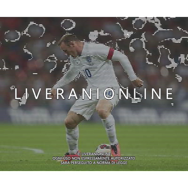 England\'s Wayne Rooney in action during todays match Photographer Kieran Galvin/CameraSport International Football Friendly - England v Norway - Wednesday 3rd September 2014 - Wembley - London © CameraSport - 43 Linden Ave. Countesthorpe. Leicester. England. LE8 5PG - Tel: +44 (0) 116 277 4147 - admin@camerasport.com - www.camerasport.com /AGENZIA ALDO LIVERANI SAS - ITALY ONLY - INGHILTERRA - NORVEGIA PARTITA CALCIO AMICHEVOLE INTERNAZIONALE