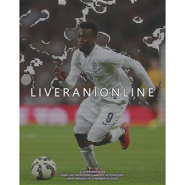 England\'s Daniel Sturridge in action during todays match Photographer Kieran Galvin/CameraSport International Football Friendly - England v Norway - Wednesday 3rd September 2014 - Wembley - London © CameraSport - 43 Linden Ave. Countesthorpe. Leicester. England. LE8 5PG - Tel: +44 (0) 116 277 4147 - admin@camerasport.com - www.camerasport.com /AGENZIA ALDO LIVERANI SAS - ITALY ONLY - INGHILTERRA - NORVEGIA PARTITA CALCIO AMICHEVOLE INTERNAZIONALE