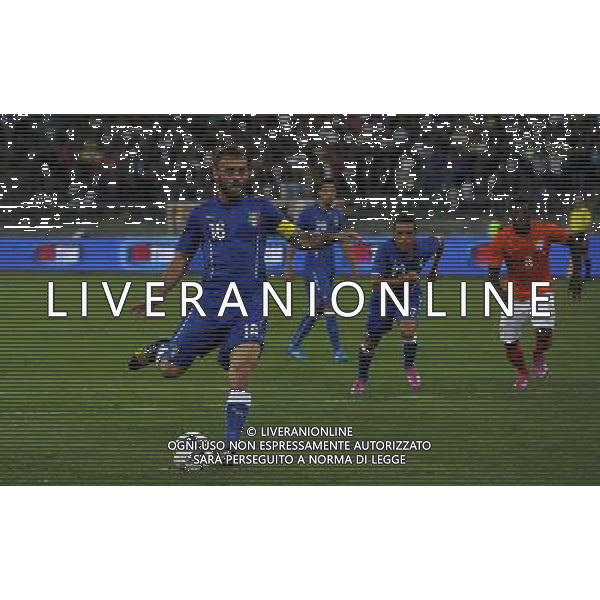 Amichevole Bari - 04.09.2014 Italia-Olanda Nella Foto:de rossi gol /Ph.Vitez-Ag. Aldo Liverani