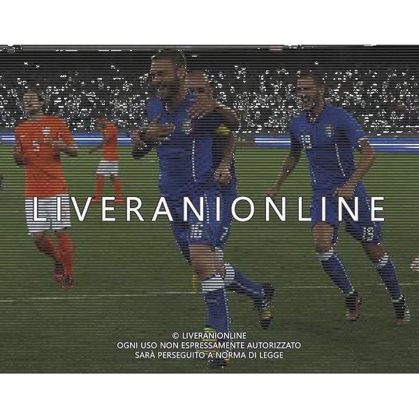 Amichevole Bari - 04.09.2014 Italia-Olanda Nella Foto:de rossi esulta /Ph.Vitez-Ag. Aldo Liverani