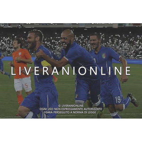 Amichevole Bari - 04.09.2014 Italia-Olanda Nella Foto:de rossi esulta /Ph.Vitez-Ag. Aldo Liverani