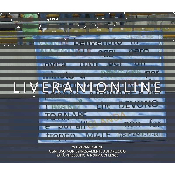 Amichevole Bari - 04.09.2014 Italia-Olanda Nella Foto:striscione tifosi /Ph.Vitez-Ag. Aldo Liverani