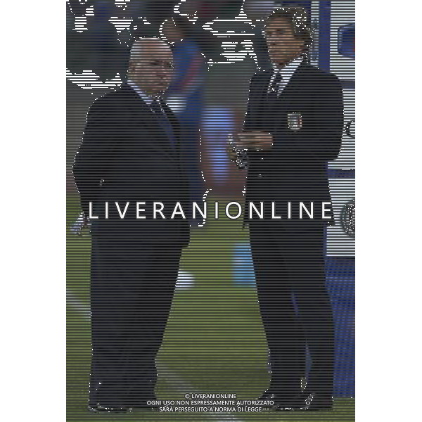 Amichevole Bari - 04.09.2014 Italia-Olanda Nella Foto:oriali gabriele-carlo tavecchio /Ph.Vitez-Ag. Aldo Liverani