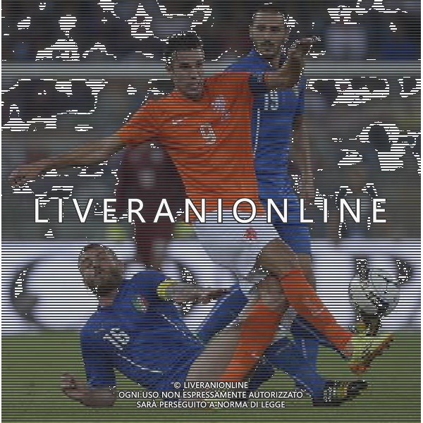 Amichevole Bari - 04.09.2014 Italia-Olanda Nella Foto:van persie de rossi /Ph.Vitez-Ag. Aldo Liverani