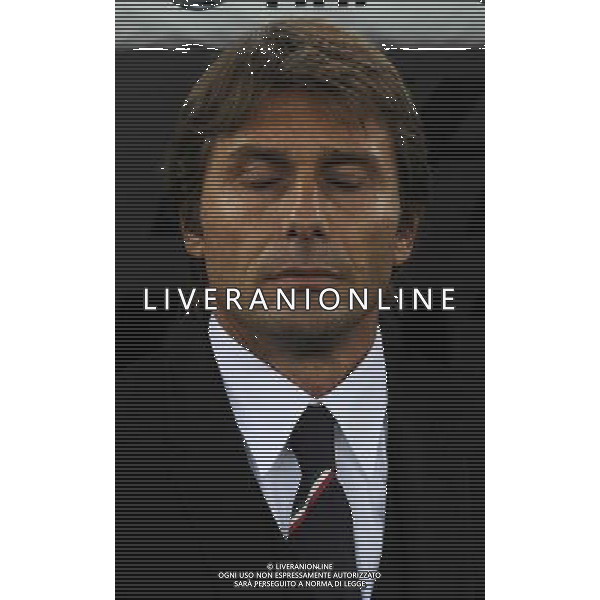 Amichevole Bari - 04.09.2014 Italia-Olanda Nella Foto:conte antonio durante l\'inno /Ph.Vitez-Ag. Aldo Liverani