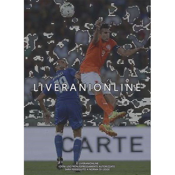 Amichevole Bari - 04.09.2014 Italia-Olanda Nella Foto:van persie bonucci /Ph.Vitez-Ag. Aldo Liverani