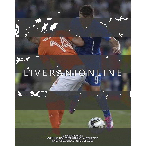 Amichevole Bari - 04.09.2014 Italia-Olanda Nella Foto:immobile ciro-veltman /Ph.Vitez-Ag. Aldo Liverani