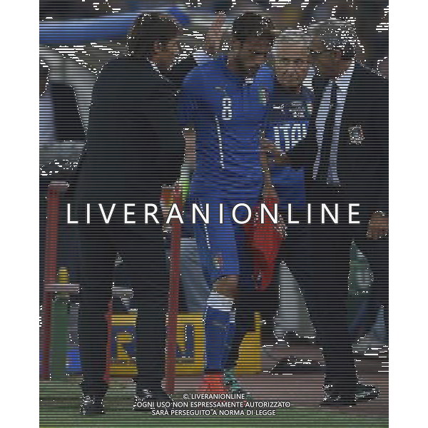 Amichevole Bari - 04.09.2014 Italia-Olanda Nella Foto:conte antonio -marchisio claudio /Ph.Vitez-Ag. Aldo Liverani