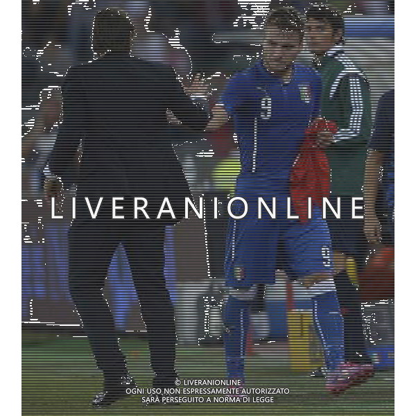 Amichevole Bari - 04.09.2014 Italia-Olanda Nella Foto:conte antonio-immobile ciro /Ph.Vitez-Ag. Aldo Liverani