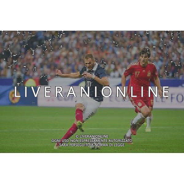 Karim BENZEMA / Mikel SAN JOSE - 04.09.2014 - France / Espagne - Match Amical Photo : Dave Winter / Icon Sport /AGENZIA ALDO LIVERANI SAS - ITALY ONLY - EDITORIAL USE ONLY