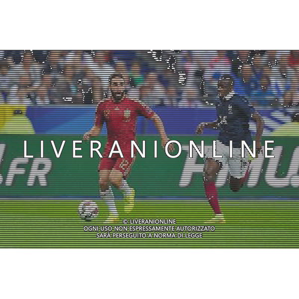 Daniel Carvajal / Blaise Matuidi - 04.09.2014 - France / Espagne - Match Amical Photo : Aurelien Meunier / Icon Sport
