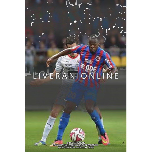Herve BAZILE / Romain DANZE - 30.08.2014 - Caen / Rennes - 4eme journee de Ligue 1 - Photo : Dave Winter / Icon Sport AG ALDO LIVERANI SAS ONLY ITALY