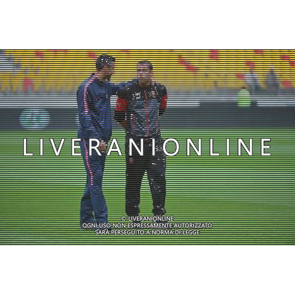 Julien FERET / Sylvain ARMAND - 30.08.2014 - Caen / Rennes - 4eme journee de Ligue 1 - Photo : Dave Winter / Icon Sport AG ALDO LIVERANI SAS ONLY ITALY