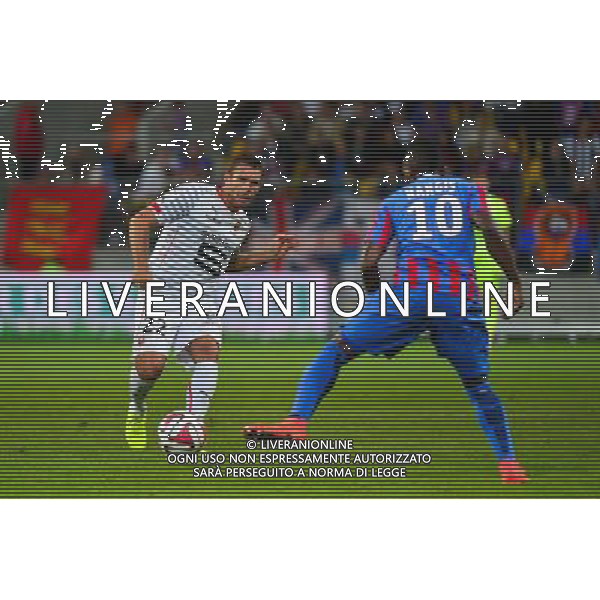 Sylvain ARMAND / Lenny NANGIS - 30.08.2014 - Caen / Rennes - 4eme journee de Ligue 1 - Photo : Dave Winter / Icon Sport AG ALDO LIVERANI SAS ONLY ITALY