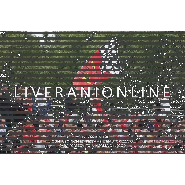 Ferrari flag and fans. 05.09.2014. Formula 1 World Championship, Rd 13, Italian Grand Prix, Monza, Italy, Practice Day. AG ALDO LIVERANI SAS ONLY ITALY
