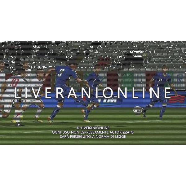 Qualificazioni ai Campionati Europei Under 21 Gruppo 9 Pescara - 05.09.2014 Italia-Serbia Nella Foto:belotti gol /Ph.Vitez-Ag. Aldo Liverani