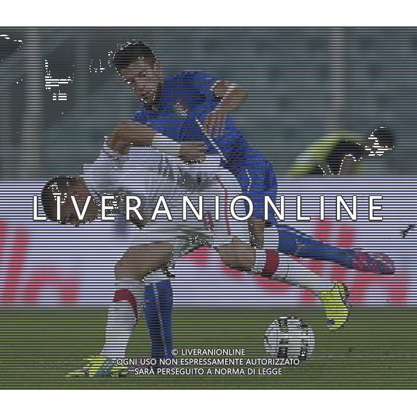 Qualificazioni ai Campionati Europei Under 21 Gruppo 9 Pescara - 05.09.2014 Italia-Serbia Nella Foto:biraghi-durdevic /Ph.Vitez-Ag. Aldo Liverani