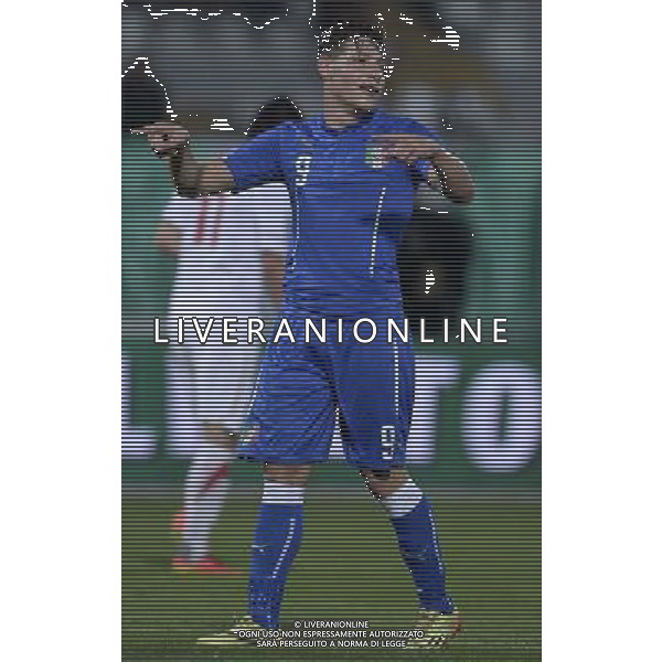 Qualificazioni ai Campionati Europei Under 21 Gruppo 9 Pescara - 05.09.2014 Italia-Serbia Nella Foto:Belotti Andrea /Ph.Vitez-Ag. Aldo Liverani