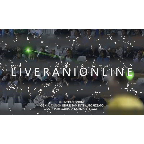 Qualificazioni ai Campionati Europei Under 21 Gruppo 9 Pescara - 05.09.2014 Italia-Serbia Nella Foto:Raggio puntatore laser /Ph.Vitez-Ag. Aldo Liverani