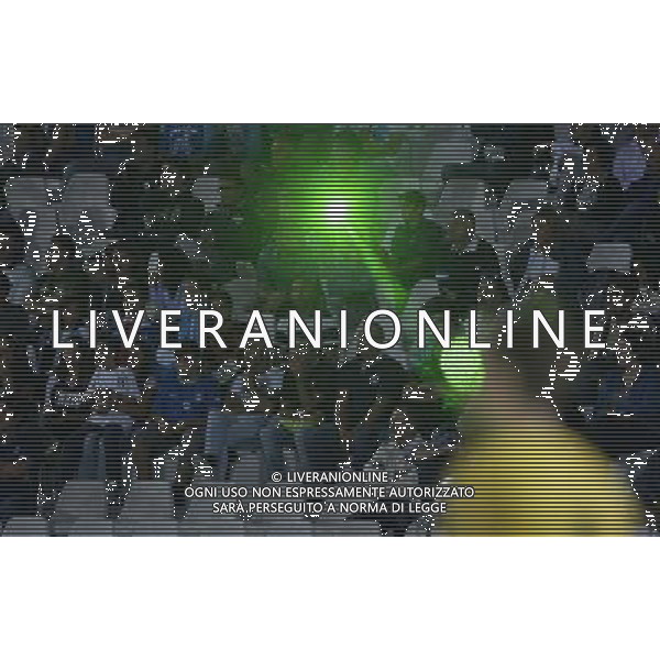 Qualificazioni ai Campionati Europei Under 21 Gruppo 9 Pescara - 05.09.2014 Italia-Serbia Nella Foto:Raggio puntatore laser /Ph.Vitez-Ag. Aldo Liverani