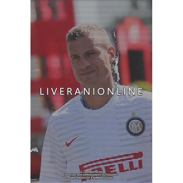 Inter Milan Football Player. 06.09.2014. Formula 1 World Championship, Rd 13, Italian Grand Prix, Monza, Italy, Qualifying Day. - www.xpbimages.com, EMail: requests@xpbimages.com - copy of publication required for printed pictures. Every used picture is fee-liable. © Copyright: Moy / XPB Images /AGENZIA ALDO LIVERANI SAS - ITALY ONLY - Gp F1 Monza italia prove ufficiali