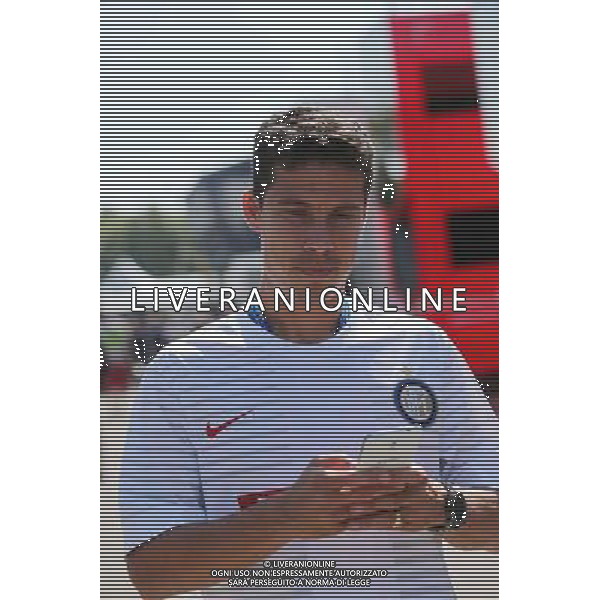 Inter Milan Football Player. 06.09.2014. Formula 1 World Championship, Rd 13, Italian Grand Prix, Monza, Italy, Qualifying Day. - www.xpbimages.com, EMail: requests@xpbimages.com - copy of publication required for printed pictures. Every used picture is fee-liable. © Copyright: Moy / XPB Images /AGENZIA ALDO LIVERANI SAS - ITALY ONLY - Gp F1 Monza italia prove ufficiali