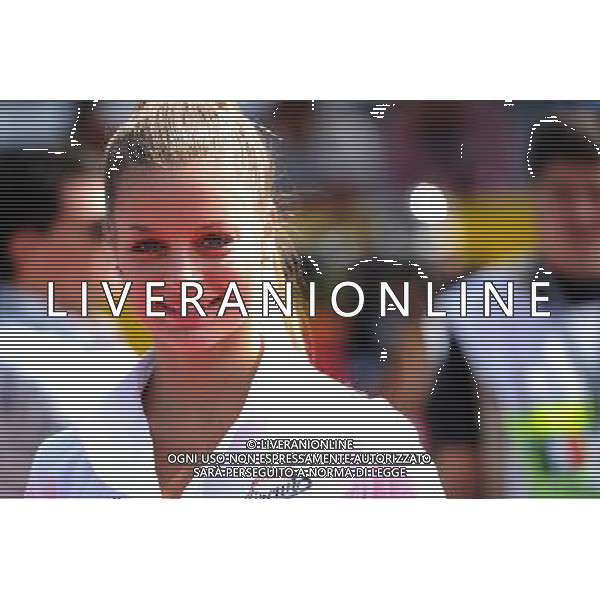 Grid girl on the drivers parade. 07.09.2014. Formula 1 World Championship, Rd 13, Italian Grand Prix, Monza, Italy, Race Day. - www.xpbimages.com, EMail: requests@xpbimages.com - copy of publication required for printed pictures. Every used picture is fee-liable. © Copyright: Price / XPB Images /AGENZIA ALDO LIVERANI SAS - ITALY ONLY - Gp F1 Monza italia Gara