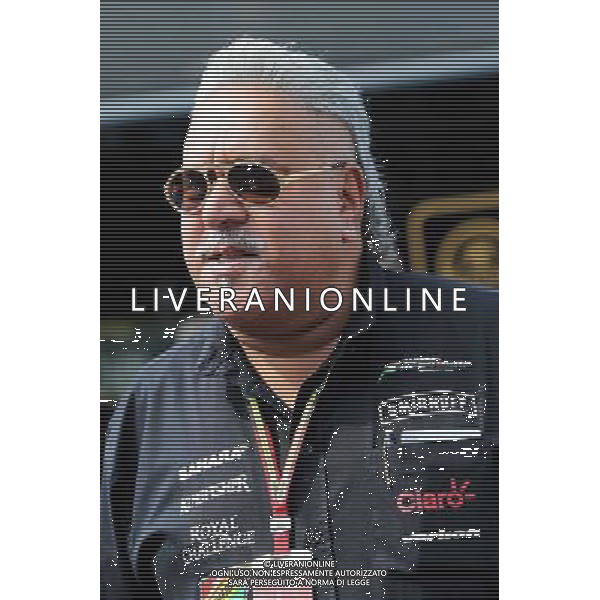 Dr. Vijay Mallya (IND) Sahara Force India F1 Team Owner. 07.09.2014. Formula 1 World Championship, Rd 13, Italian Grand Prix, Monza, Italy, Race Day. - www.xpbimages.com, EMail: requests@xpbimages.com - copy of publication required for printed pictures. Every used picture is fee-liable. © Copyright: Moy / XPB Images /AGENZIA ALDO LIVERANI SAS - ITALY ONLY - Gp F1 Monza italia Gara