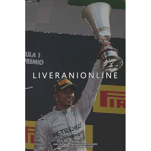 1st place Lewis Hamilton (GBR) Mercedes AMG F1. 07.09.2014. Formula 1 World Championship, Rd 13, Italian Grand Prix, Monza, Italy, Race Day. - www.xpbimages.com, EMail: requests@xpbimages.com - copy of publication required for printed pictures. Every used picture is fee-liable. © Copyright: Batchelor / XPB Images /AGENZIA ALDO LIVERANI SAS - ITALY ONLY - Gp F1 Monza italia Gara