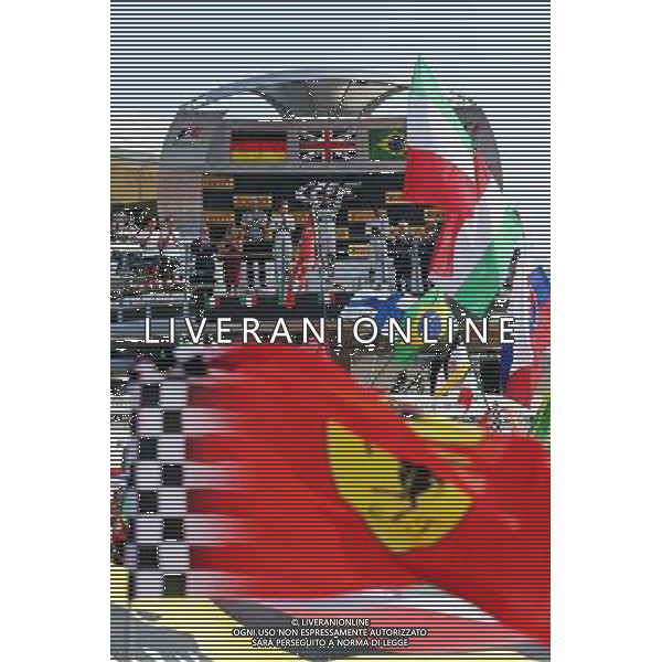 The podium (L to R): Nico Rosberg (GER) Mercedes AMG F1, second; Lewis Hamilton (GBR) Mercedes AMG F1, race winner; Felipe Massa (BRA) Williams, third. 07.09.2014. Formula 1 World Championship, Rd 13, Italian Grand Prix, Monza, Italy, Race Day. - www.xpbimages.com, EMail: requests@xpbimages.com - copy of publication required for printed pictures. Every used picture is fee-liable. © Copyright: Moy / XPB Images /AGENZIA ALDO LIVERANI SAS - ITALY ONLY - Gp F1 Monza italia Gara