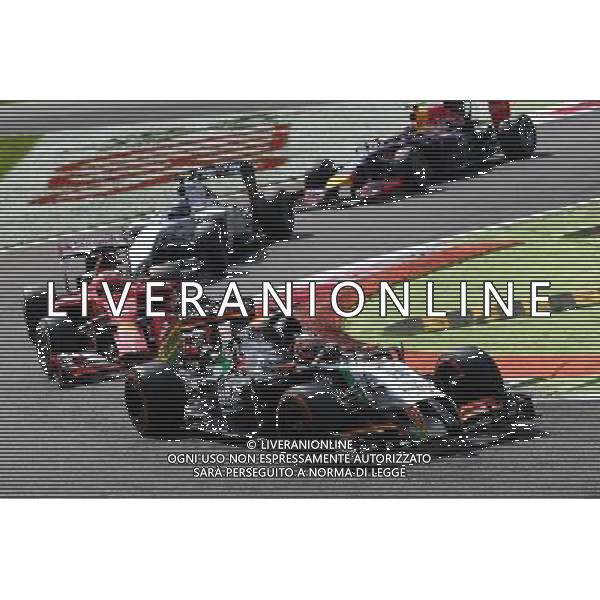 Nico Hulkenberg (GER) Sahara Force India F1 VJM07. 07.09.2014. Formula 1 World Championship, Rd 13, Italian Grand Prix, Monza, Italy, Race Day. - www.xpbimages.com, EMail: requests@xpbimages.com - copy of publication required for printed pictures. Every used picture is fee-liable. © Copyright: Batchelor / XPB Images /AGENZIA ALDO LIVERANI SAS - ITALY ONLY - Gp F1 Monza italia Gara