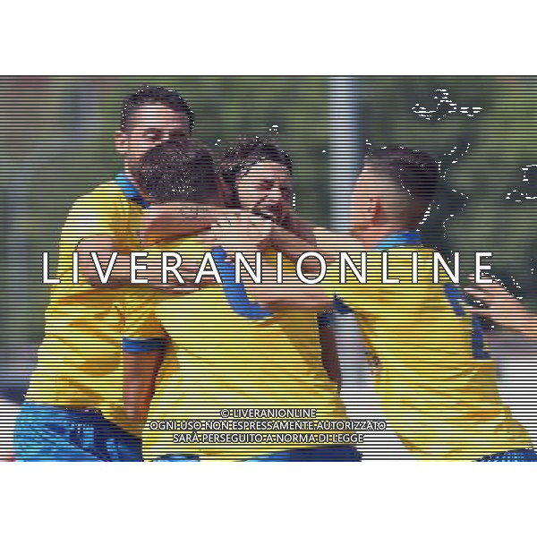 PIACENZA 7 SETTEMBRE 2014 / CAMPIONATO LEGAPRO 2014-2015 / PRO PIACENZA VS FORL“ / NELLA FOTO: BINI ESULTA DOPO IL GOL DELL\'1-0 / FOTO FRANCESCA SOLI - AGENZIA ALDO LIVERANI SAS