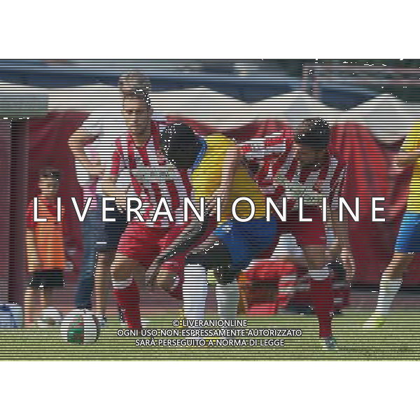 PIACENZA 7 SETTEMBRE 2014 / CAMPIONATO LEGAPRO 2014-2015 / PRO PIACENZA VS FORL“ / NELLA FOTO: SANE E PETTARIN / FOTO FRANCESCA SOLI - AGENZIA ALDO LIVERANI SAS