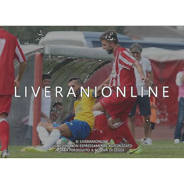 PIACENZA 7 SETTEMBRE 2014 / CAMPIONATO LEGAPRO 2014-2015 / PRO PIACENZA VS FORL“ / NELLA FOTO: CABONI E PETTARIN / FOTO FRANCESCA SOLI - AGENZIA ALDO LIVERANI SAS