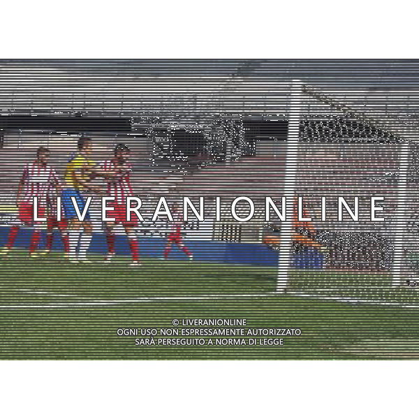 PIACENZA 7 SETTEMBRE 2014 / CAMPIONATO LEGAPRO 2014-2015 / PRO PIACENZA VS FORL“ / NELLA FOTO: CABONI REALIZZA IL GOL DEL 2-0 / FOTO FRANCESCA SOLI - AGENZIA ALDO LIVERANI SAS