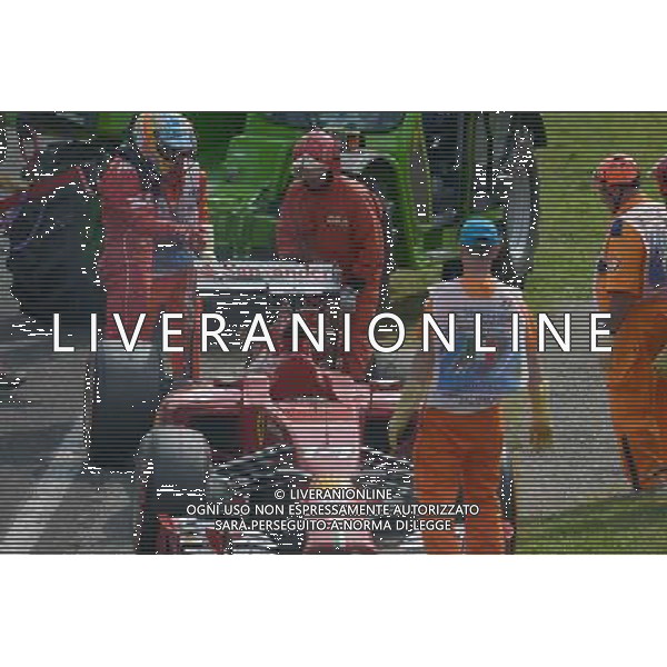 Fernando Alonso (ESP) Ferrari F14-T retired from the race. 07.09.2014. Formula 1 World Championship, Rd 13, Italian Grand Prix, Monza, Italy, Race Day. AG ALDO LIVERANI SAS ONLY ITALY