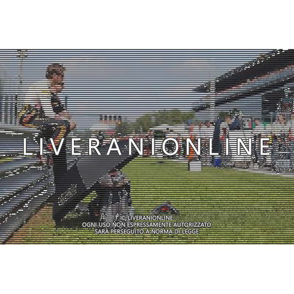 Romain Grosjean (FRA) Lotus F1 Team on the grid. 07.09.2014. Formula 1 World Championship, Rd 13, Italian Grand Prix, Monza, Italy, Race Day. AG ALDO LIVERANI SAS ONLY ITALY